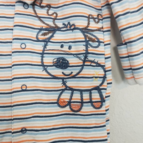 Nwt babies R Us 3 piece 0-3 months sleeper set with a deer - Picture 3 of 4